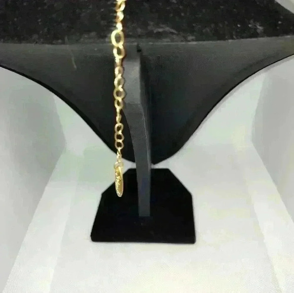 Plunder gold tone chain with wood charms - Picture 2 of 2